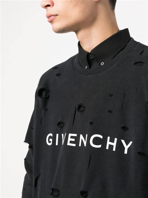 sweater givenchy destoryed|Givenchy sweater cheap.